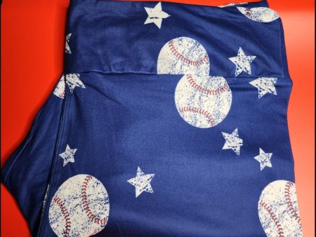 *CP Baseball and Stars Leggings Supply