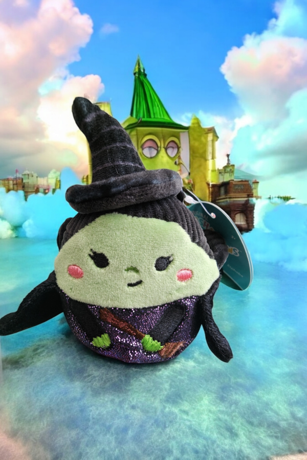 Squishmallows Wicked Elphaba Bag Clip Hot on Sale