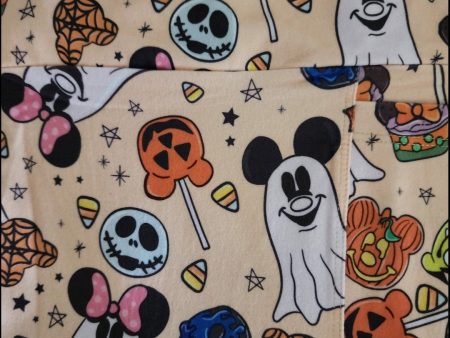 *CP Disney Mickey and Minnie Ghost Halloween Leggings Online Sale