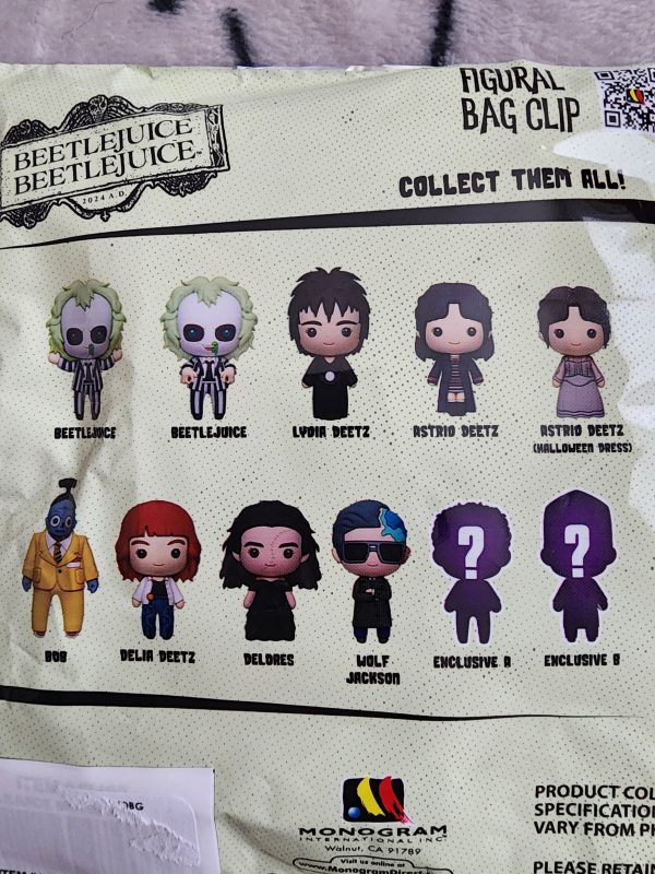 Beetlejuice Beetlejuice Movie Exclusive Mystery Bag Clips Supply