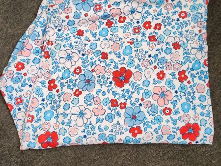 *CP Red, White and Blue Flower Design Leggings Online Sale