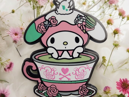 Tokidoki Kuromi & My Melody Tea Time Mystery Pins Supply