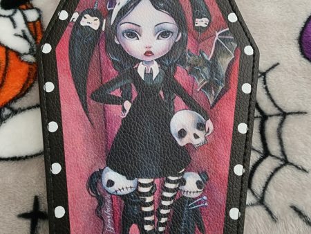 Spookyville Critters Vampire Coffin Girl Wallet on Sale