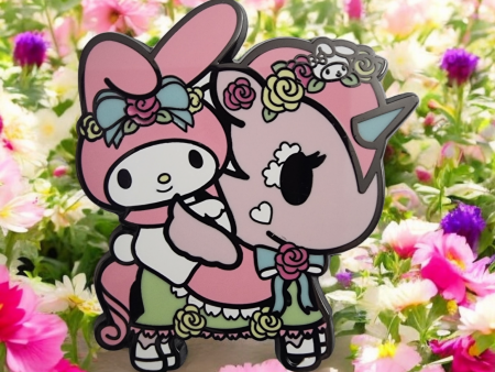 Tokidoki Kuromi & My Melody Tea Time Mystery Pins Fashion