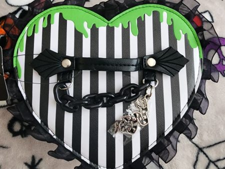 Beetlejuice Heart Shaped Make-up Bag Sale