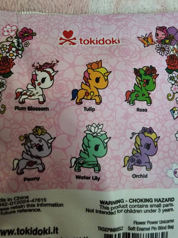 Tokidoki Unicorno Flower Power Mystery Pins For Discount