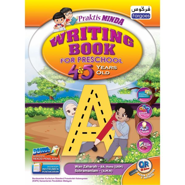 PRAKTIS MINDA - WRITING BOOK FOR PRESCHOOL 4&5 YEARS OLD Supply