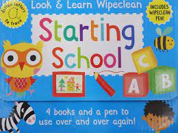 Wipe Clean Pack: Starting School on Sale