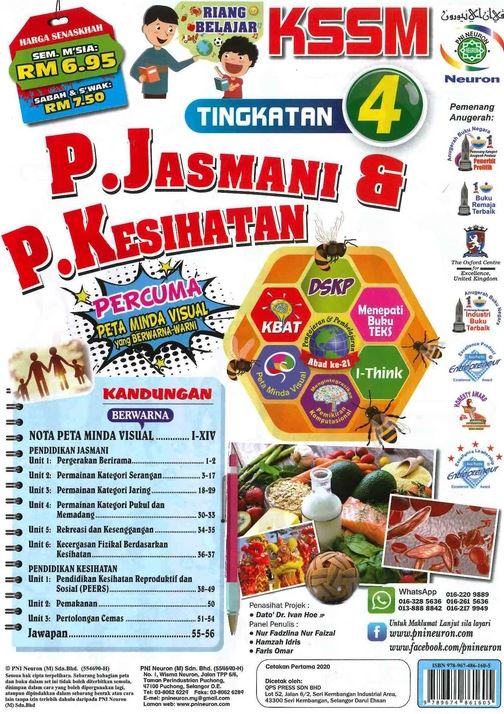 Riang Belajar KSSM Pendidikan Jasmani & Pendidikan Kesihatan Tingkatan 4 Fashion