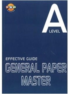 Gce A Level Effective Guide General Paper Master Sale