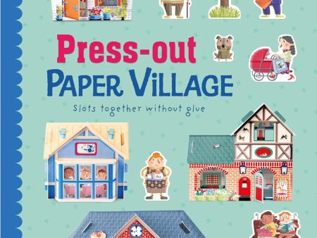 USBORNE PRESS-OUT PAPER VILLAGE SLOT TOGETHER WITHOUT GLUE Online Sale